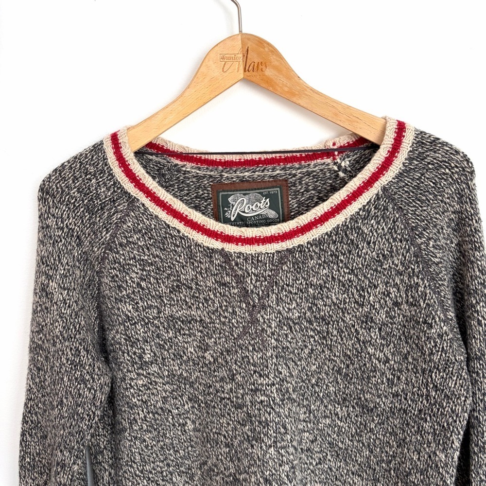 Roots Wool Blend Cabincore Knit Sweater - Medium - Picture 2 of 7